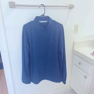 Travis Mathew Road Soda Blue Nights size Large Full Zip lightweight Jacket